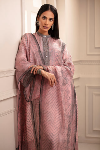 Rajdeep Ranawat-Blush Tunic With Pant And Stole-INDIASPOPUP.COM