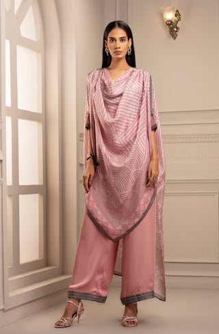 Rajdeep Ranawat-Blush Tunic & Pant-INDIASPOPUP.COM