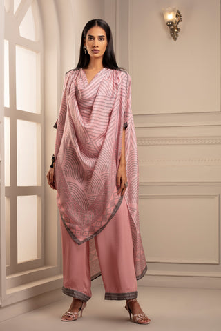 Rajdeep Ranawat-Blush Tunic & Pant-INDIASPOPUP.COM