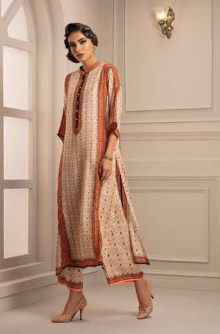 Rajdeep Ranawat-Cream Tunic And Pant-INDIASPOPUP.COM