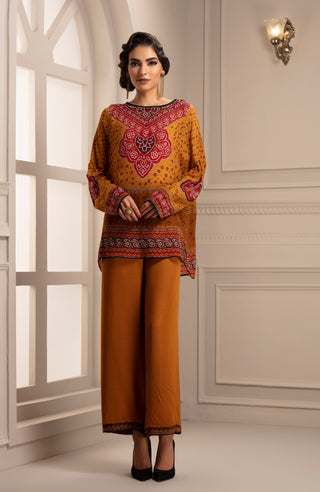 Rajdeep Ranawat-Mustard Top With Pant-INDIASPOPUP.COM
