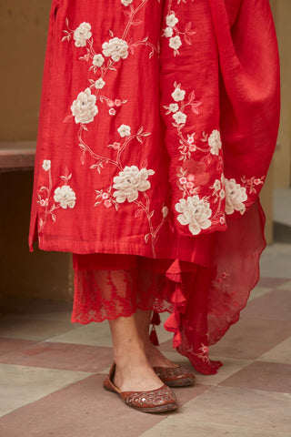 Vaayu-Camellia Floral Kurta Set-INDIASPOPUP.COM