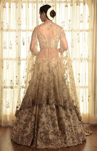 Dolly J-Ivory Sanguine Zardozi Silk Lehenga Set-INDIASPOPUP.COM