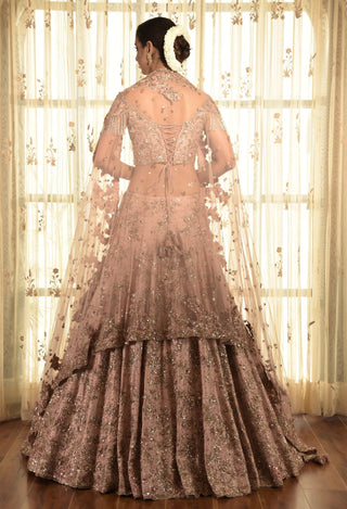 Dolly J-Pale Pink Ingenne Zardozi Raw Silk Lehenga Set-INDIASPOPUP.COM