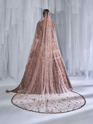 Dolly J-Primrose Champagne Pink Bridal Lehenga Set-INDIASPOPUP.COM