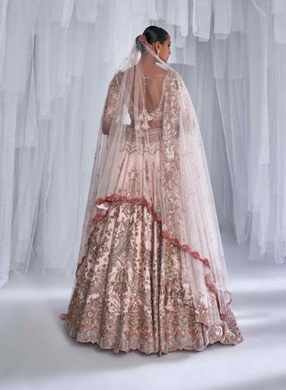 Dolly J-Raisa Pale Pink Bridal Lehenga Set-INDIASPOPUP.COM