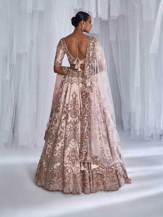 Dolly J-Raisa Pale Pink Bridal Lehenga Set-INDIASPOPUP.COM