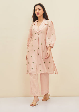Meadow-Blush Pink Aurora Tunic Set-INDIASPOPUP.COM