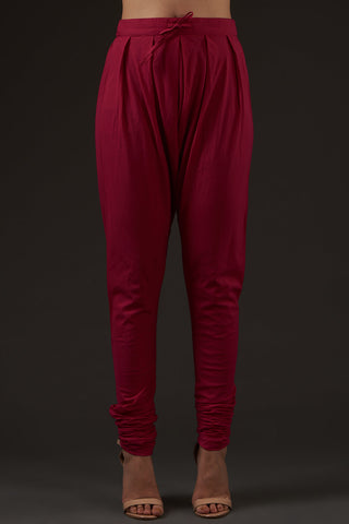 Balance By Rohit Bal-Fuchsia Printed Straight Kurta Set-INDIASPOPUP.COM