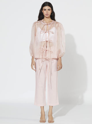 Meadow-Blossom Pink Co-Ord Set-INDIASPOPUP.COM