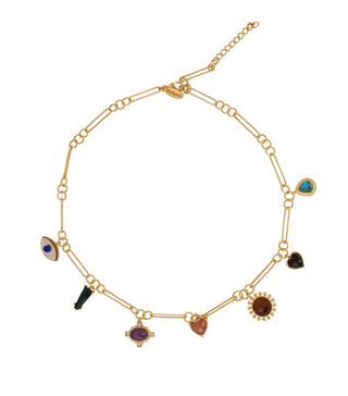 Zariin-Link Healing Pendant Necklace-INDIASPOPUP.COM