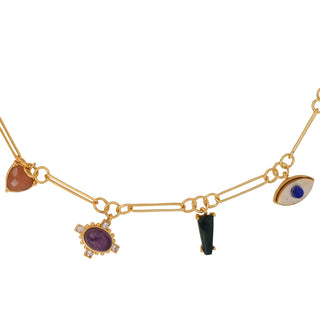 Zariin-Link Healing Pendant Necklace-INDIASPOPUP.COM