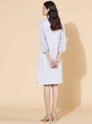 Meadow-Ciel Blue Daisy Dress-INDIASPOPUP.COM