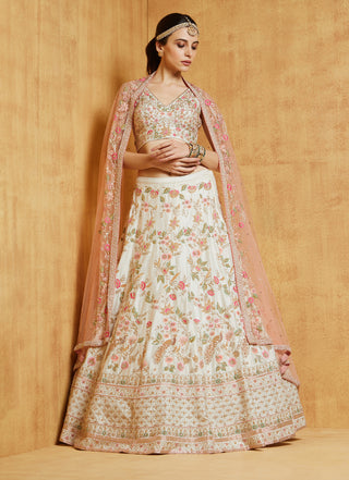 Chamee And Palak-Heavy Peacock Lehenga Set-INDIASPOPUP.COM