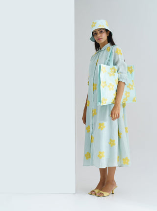 The Right Cut-Sky Blue Lemonade Dress-INDIASPOPUP.COM
