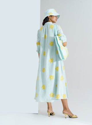 The Right Cut-Sky Blue Lemonade Dress-INDIASPOPUP.COM