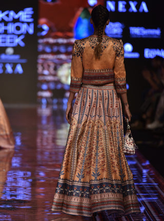 Rajdeep Ranawat-Mango Printed Jacket With Skirt-INDIASPOPUP.COM