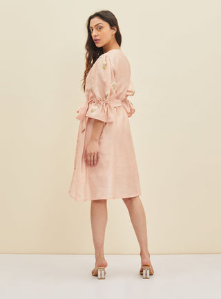 Meadow-Blush Pink Estee Dress-INDIASPOPUP.COM