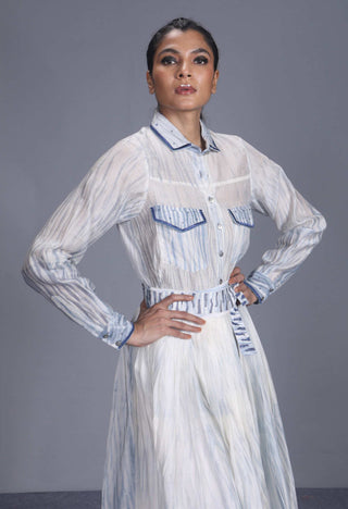 The Loom Art-Blue Iceland Shirt-INDIASPOPUP.COM