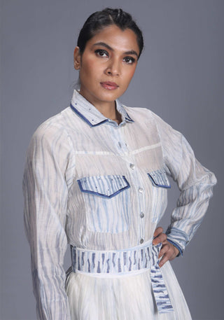 The Loom Art-Blue Iceland Shirt-INDIASPOPUP.COM