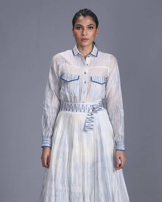 The Loom Art-Blue Iceland Shirt-INDIASPOPUP.COM