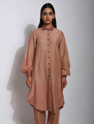 The Loom Art-Brown Rosewood Shirt-INDIASPOPUP.COM