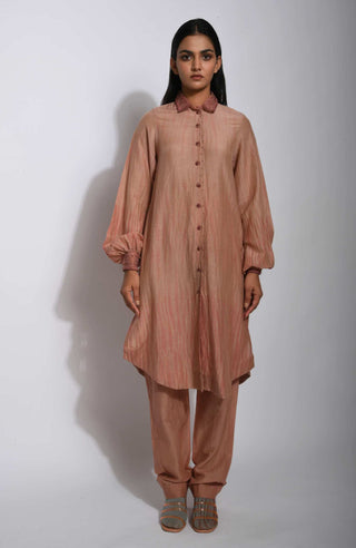 The Loom Art-Brown Rosewood Pants-INDIASPOPUP.COM