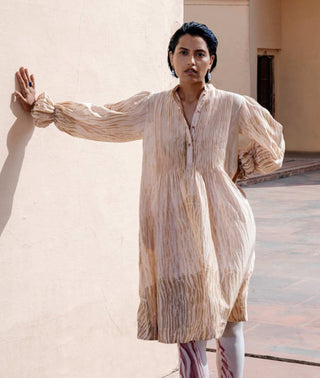 The Loom Art-Vanilla Tan Shirt-INDIASPOPUP.COM