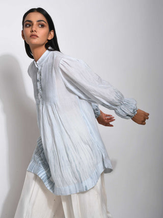 The Loom Art-Vanilla Sky Tunic-INDIASPOPUP.COM