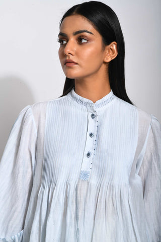 The Loom Art-Vanilla Sky Tunic-INDIASPOPUP.COM