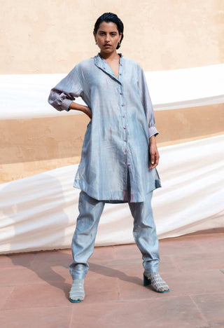 The Loom Art-Blue Iceberg Pants-INDIASPOPUP.COM