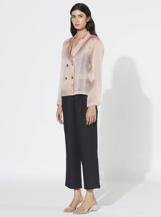 Meadow-Rosa & Black Biker Jacket With Pants-INDIASPOPUP.COM