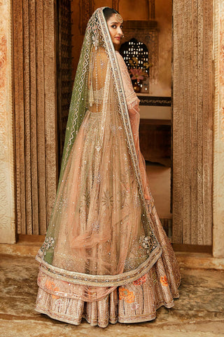 Matsya-Beige Royal Pichwai Lehenga Set-INDIASPOPUP.COM