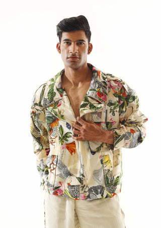 Mahima Mahajan Men-Multicolor Contemporary Jacket-INDIASPOPUP.COM