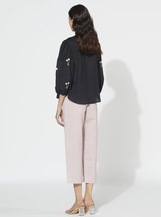 Meadow-Black & Pink Night Garden Co-Ord Set-INDIASPOPUP.COM