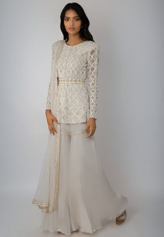 Ritika Mirchandani-Ivory Kurta Set-INDIASPOPUP.COM