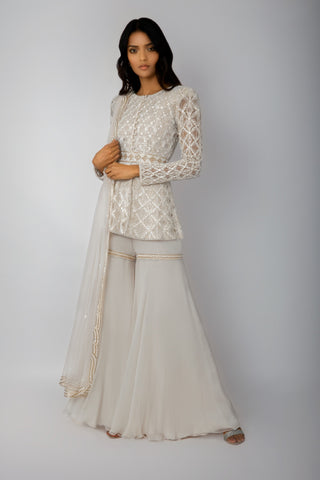 Ritika Mirchandani-Ivory Kurta Set-INDIASPOPUP.COM
