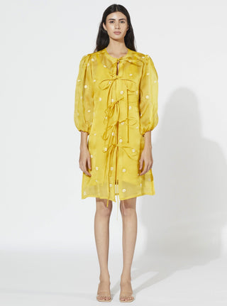 Meadow-Yellow Ophelia Daisy Dress-INDIASPOPUP.COM