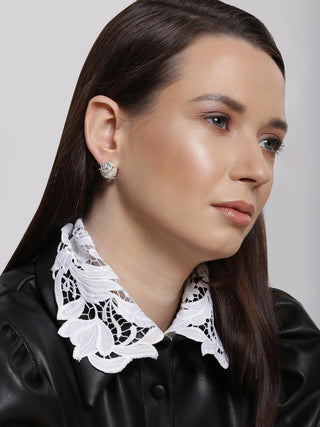 Outhouse-Oh Celeste Ivory Nova Studs-INDIASPOPUP.COM