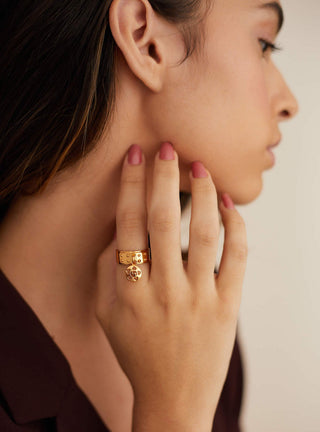 Outhouse-Oh Petite Poppi Ring-INDIASPOPUP.COM