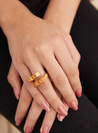 Outhouse-Oh Poppi Quatro Bolt Ring-INDIASPOPUP.COM