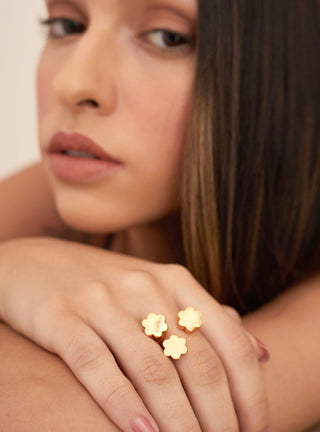 Outhouse-Oh Poppi Clump Ring-INDIASPOPUP.COM