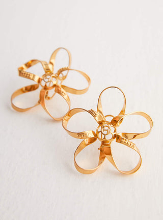 Outhouse-Oh Poppi Tuscon Hoop Earrings-INDIASPOPUP.COM