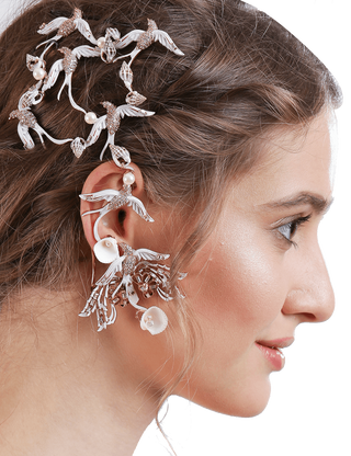 Outhouse-Lophorina Couture Earcuff-INDIASPOPUP.COM