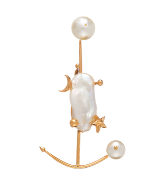 Outhouse-Pearls Des Celeste Knuckle Ring-INDIASPOPUP.COM