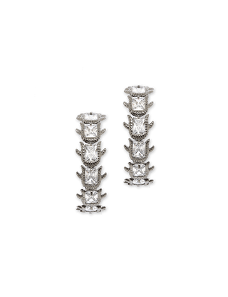 Outhouse-Cluster Gunmetal Hoops-INDIASPOPUP.COM