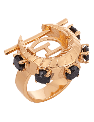 Outhouse-The O.H. Crescent Ring-INDIASPOPUP.COM