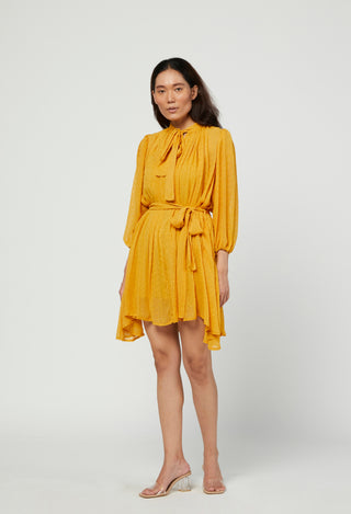 Meadow-Yellow Summer Dress-INDIASPOPUP.COM