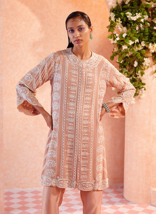 Champagne Naevia Kurta And Pants