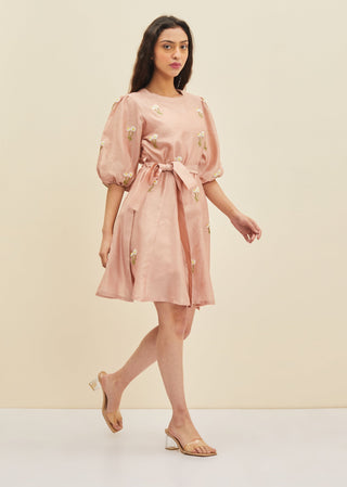 Meadow-Dusky Pink Rory Dress-INDIASPOPUP.COM